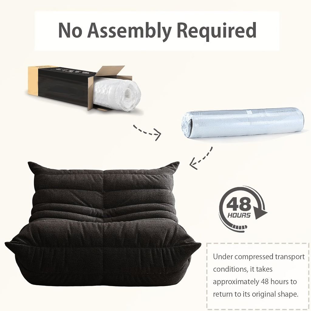 contemporary armless floor lounge chair bean bag chair - Temu