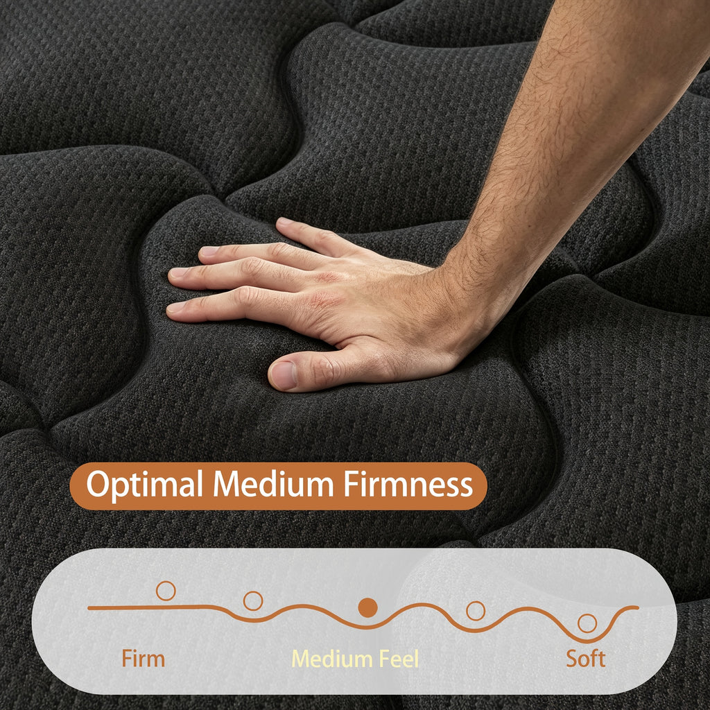 luxury 12 inch cooling gel memory foam   mattress - Temu