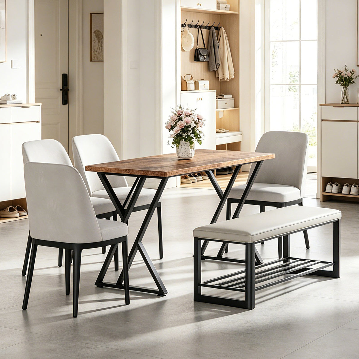 rectangle dining table 4 person 55 long   tables - Temu