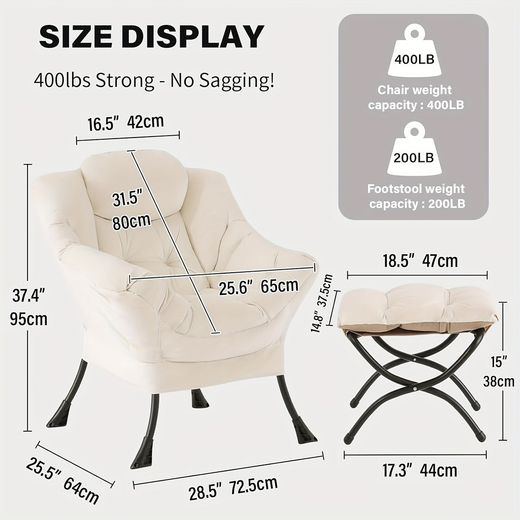 recliner footstool contemporary   accent - Temu
