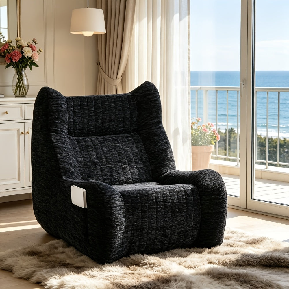 armrest bean bag chair oversized cozy lounge floor - Temu