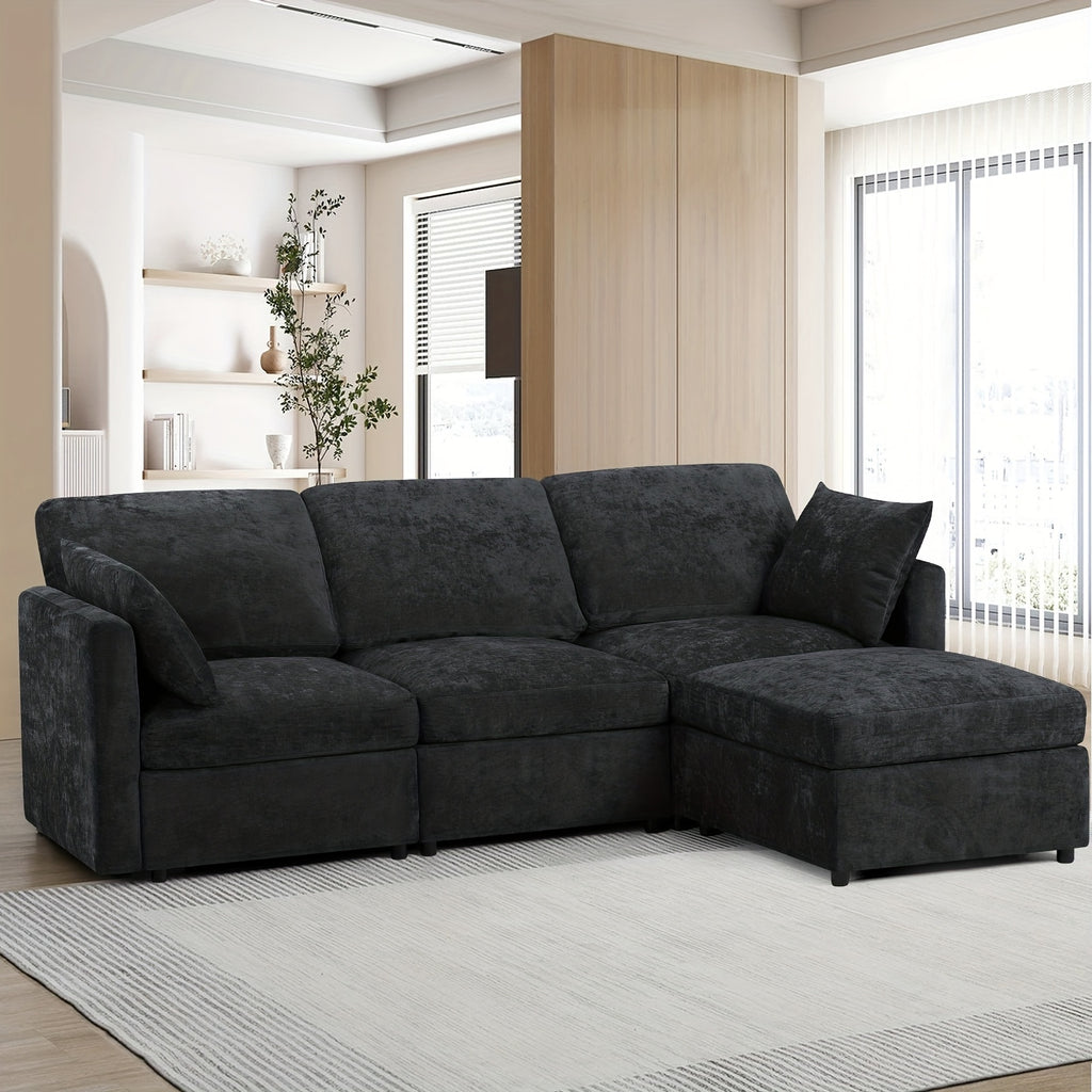 84 inch chenille modular sectional sofa movable - Temu