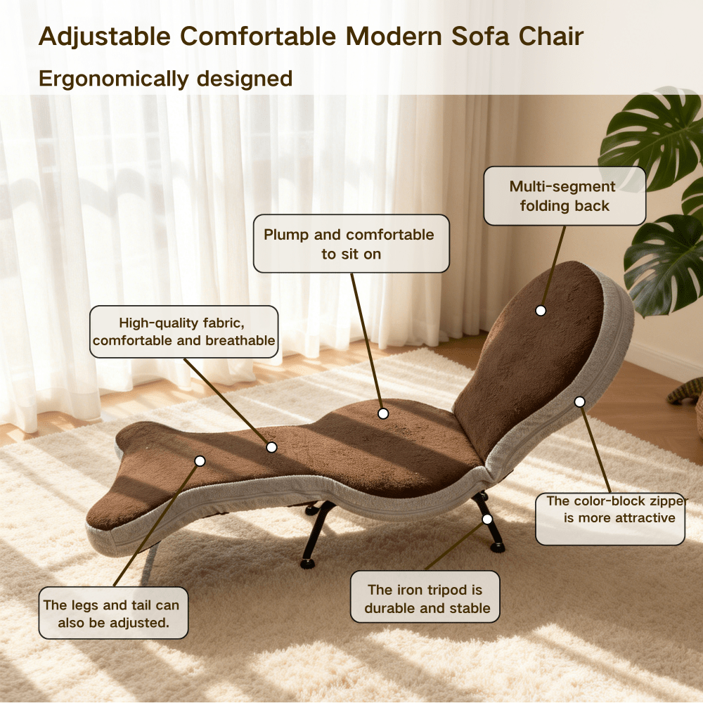 multi functional foldable lazy sofa chair made teddy velvet - Temu