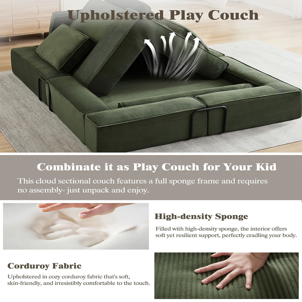 118 8 boneless corduroy futon sofa couch bed metal frame - Temu