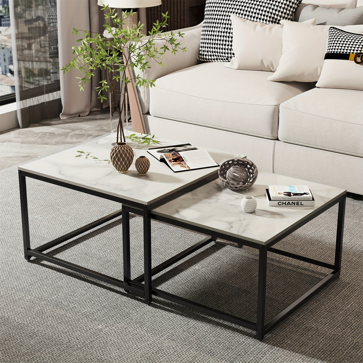 coffee table nesting sintered stone square nest - Temu