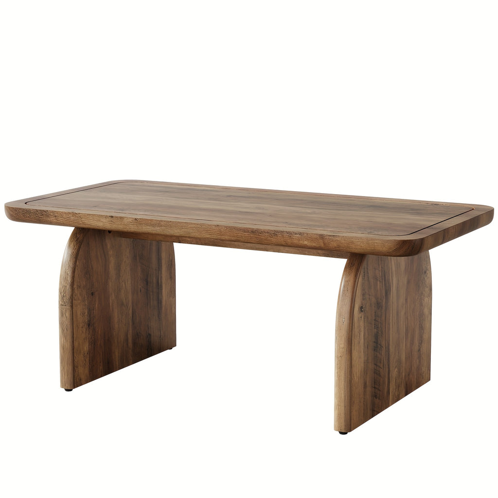 rustic wood   table rectangular living room - Temu