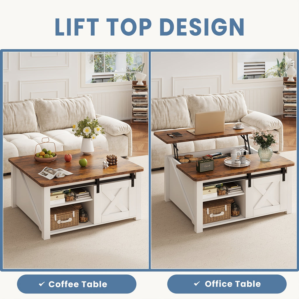 courtyard coffee table lift top coffee table hidden storage - Temu