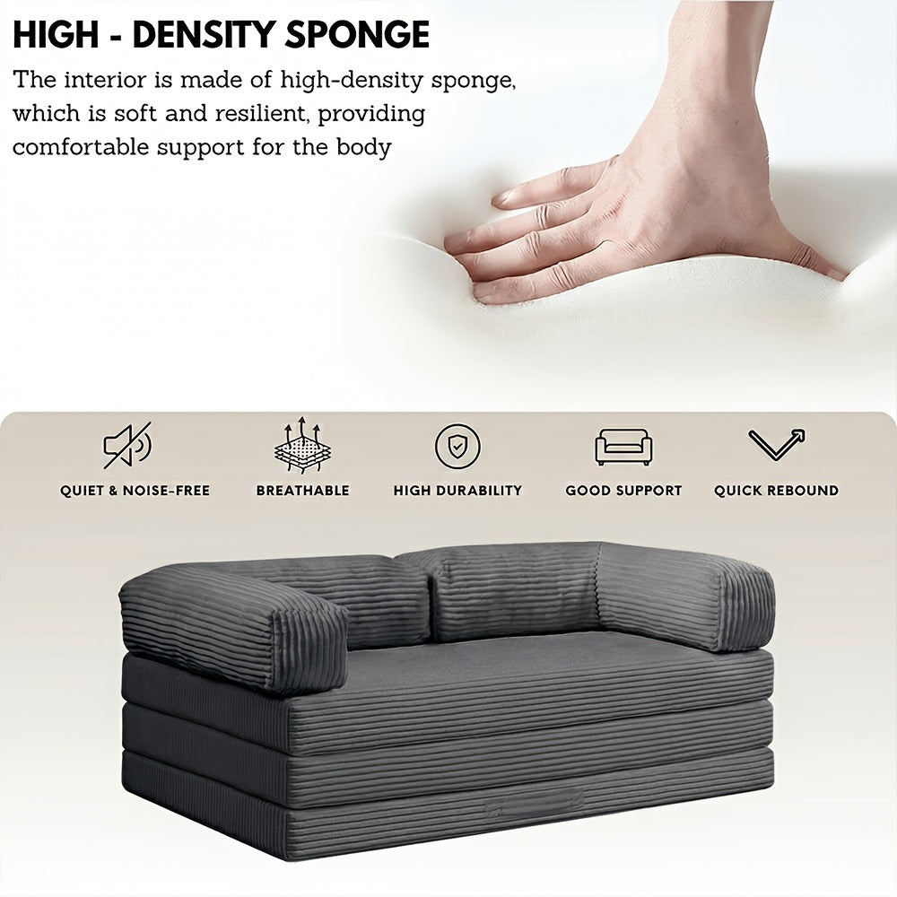 4 in 1 convertible sofa bed futon foldable sleeper system - Temu
