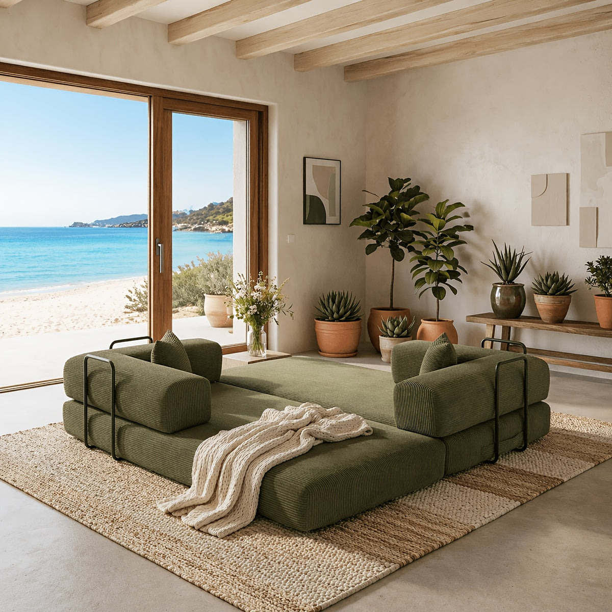 new arrival 4 seater modular modern cloud folding sofa bed - Temu