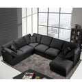 7 seater upholstered sectional sofa   combinable in - Temu