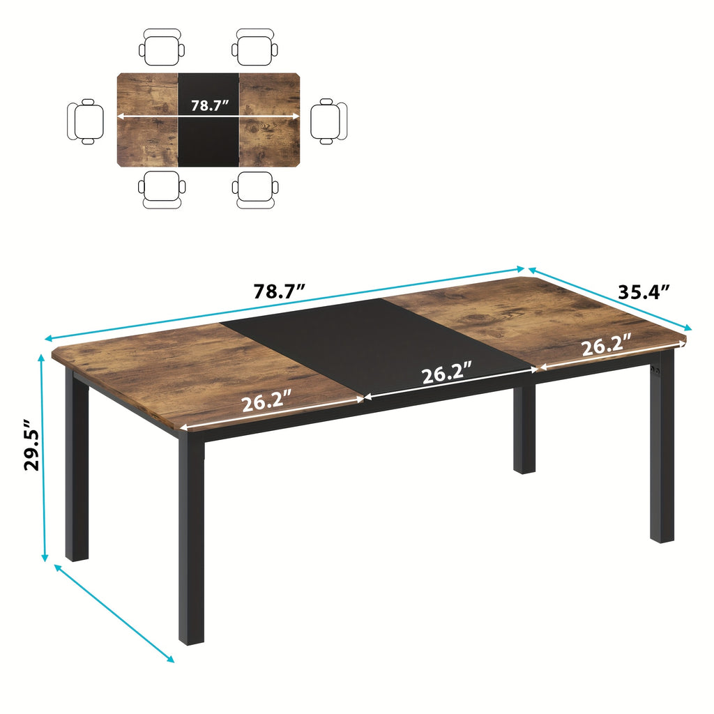 mdf   corner 2 meter long dining table without black - Temu