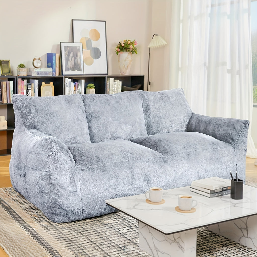 loveseat sofa oversized lounge sofa   fluffy lazy sofa - Temu