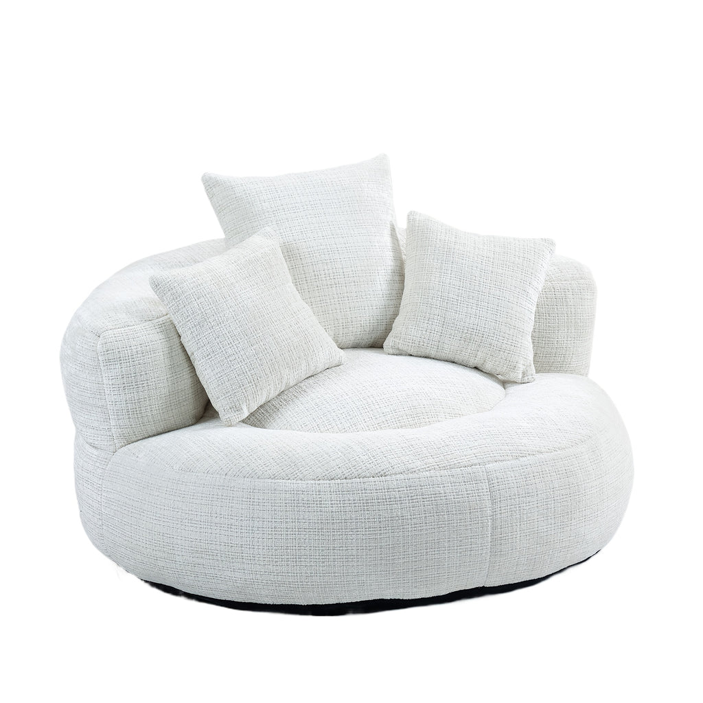 lazy sofa chenille durable   lounger high back bean - Temu
