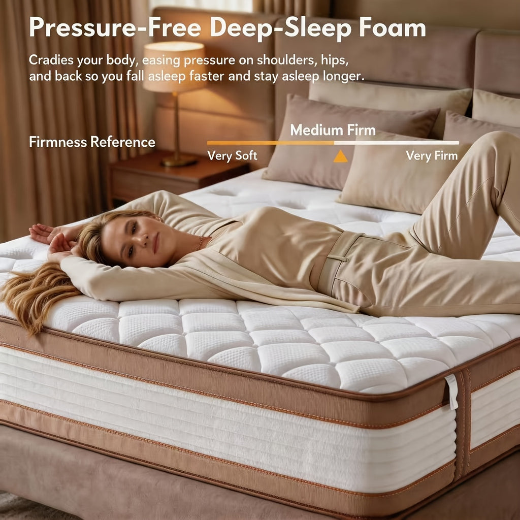 queen size 12 14 inch mixed     bed - Temu