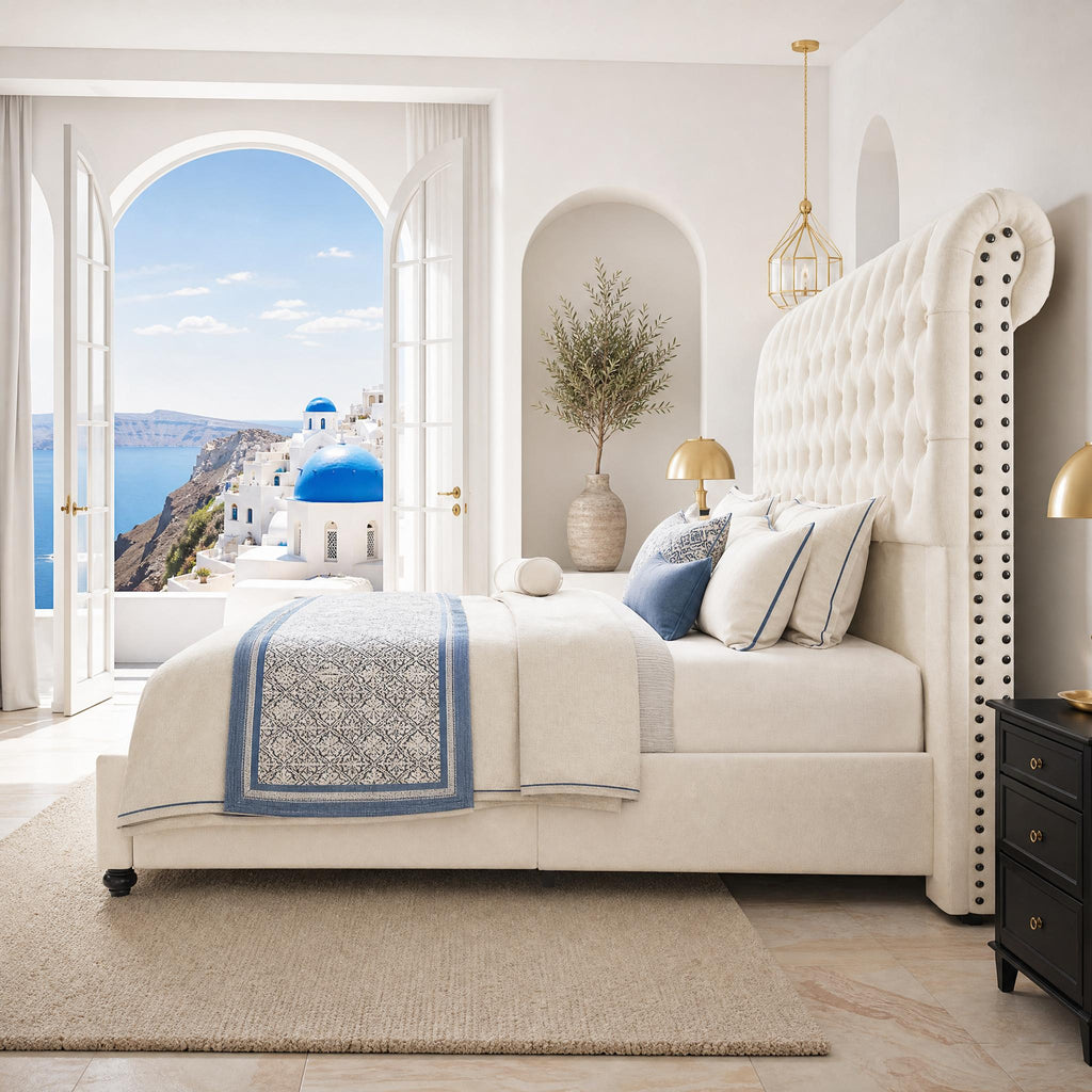 velvet upholstered   frame tufted headboard - Temu