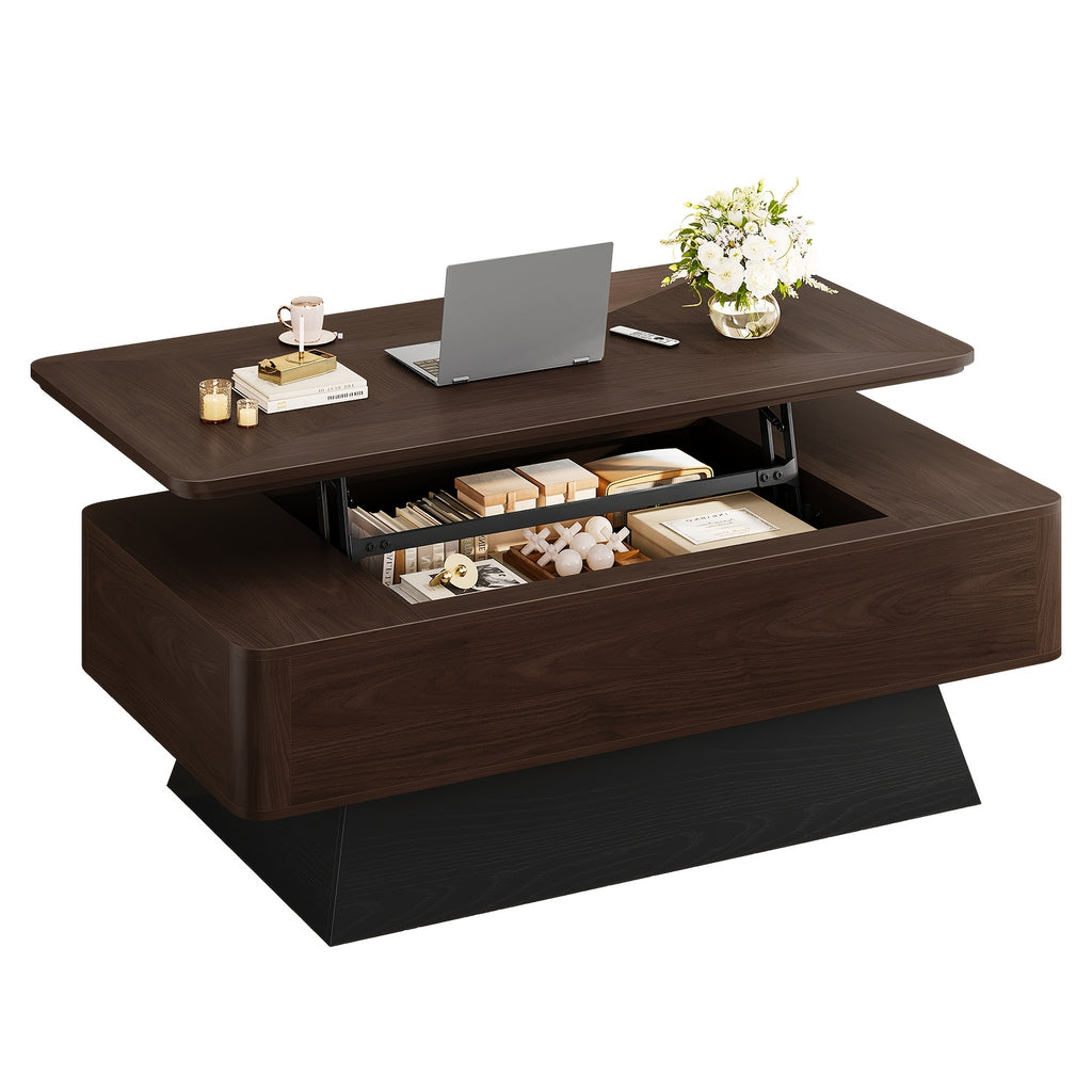 47 2   century modern lift top coffee table storage walnut - Temu