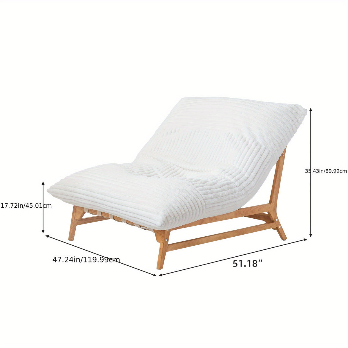 oversized chaise lounge chair 47 24 sofa chair accent chair - Temu