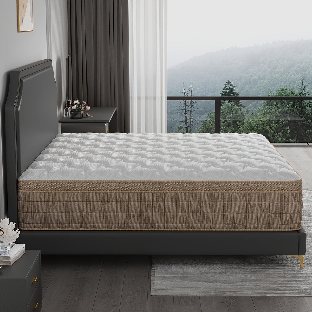 heavy duty reinforced mattress 10 12 14 inch queen size - Temu