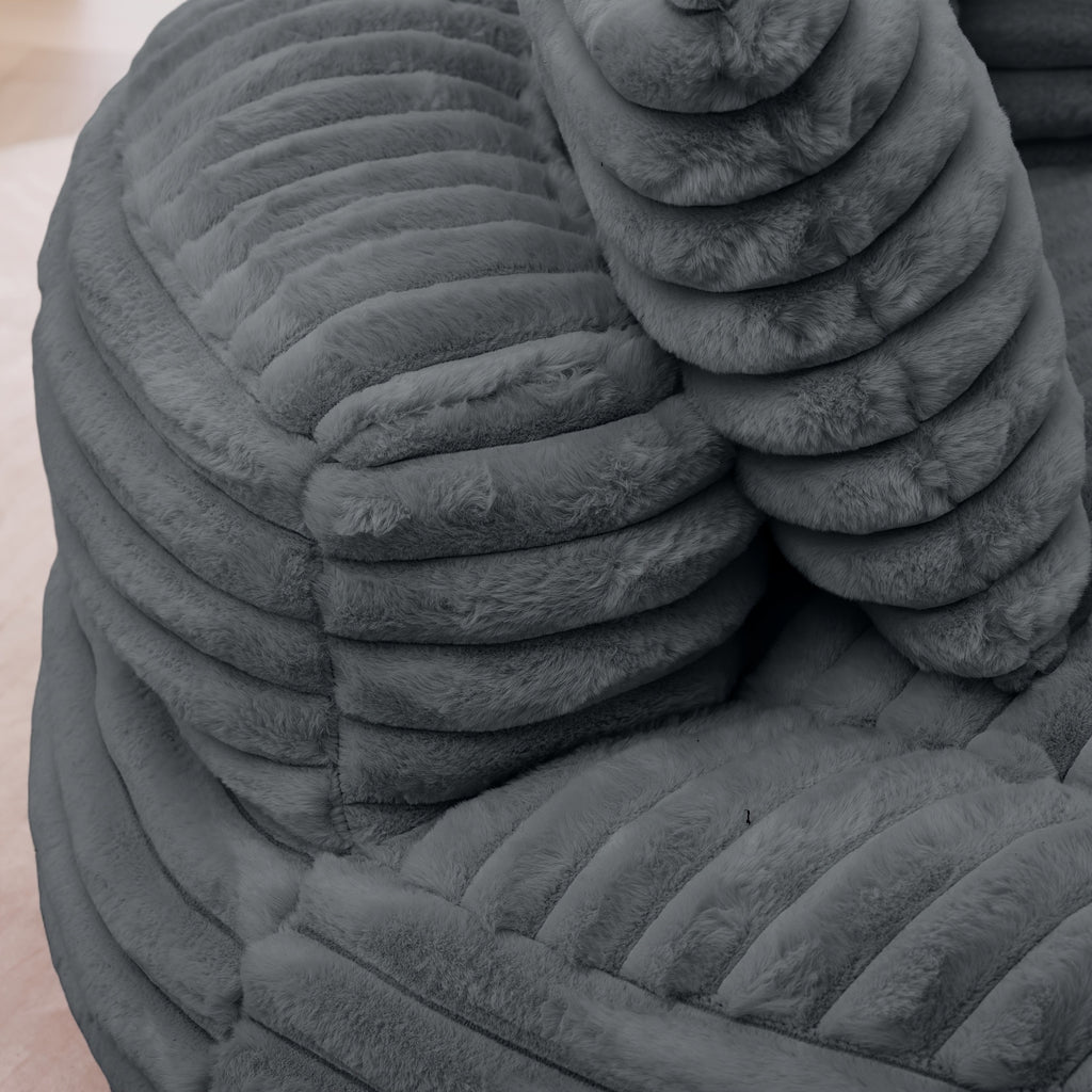 55 oversized high back bean bag chair plush floor lounger - Temu