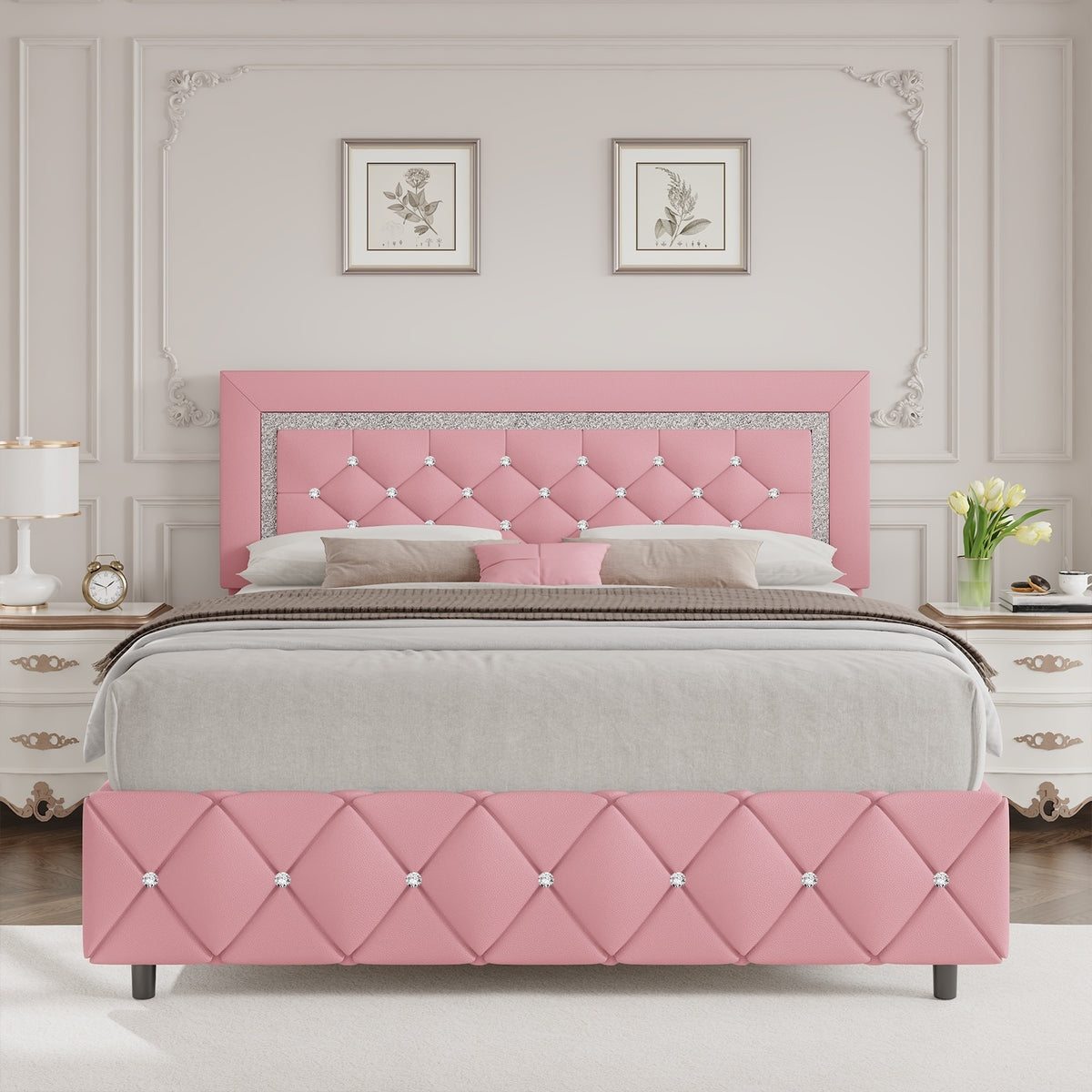 twin full queen king platform bed frame - Temu