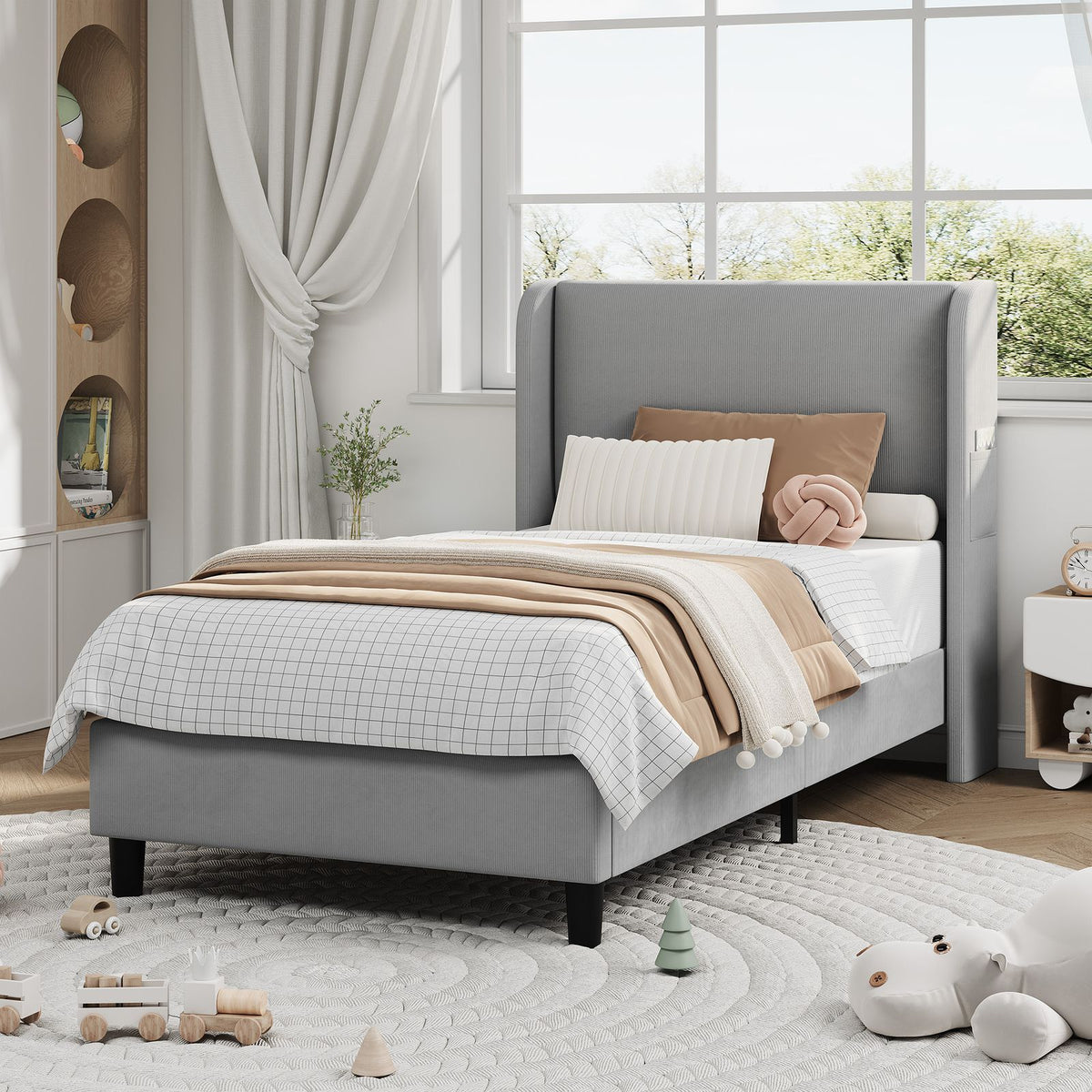 xzh bed elegant   comfortable stylish bedroom - Temu
