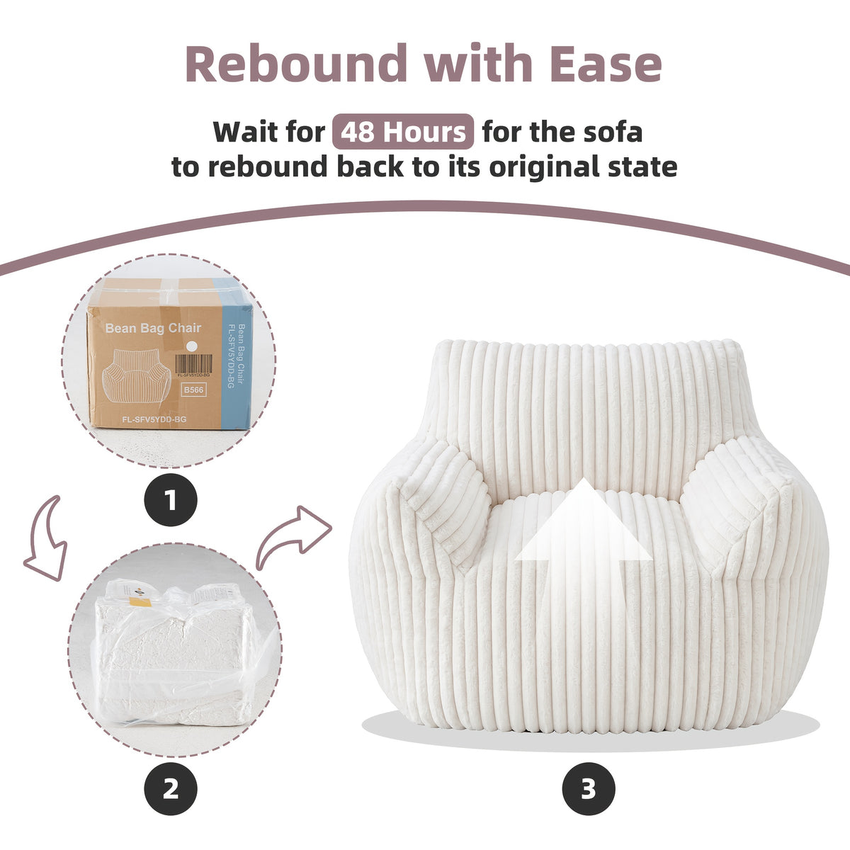 cozy plush bean bag chair armrests ultra soft fluffy single - Temu