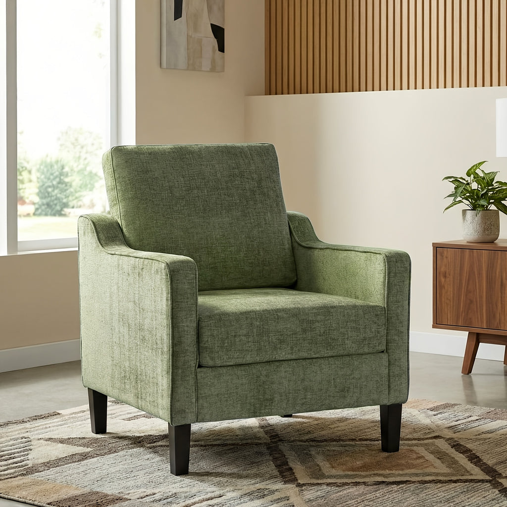 century accent chair modern upholstered chenille - Temu