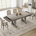 a dining table suitable 6 8 people featuring two drawers a - Temu