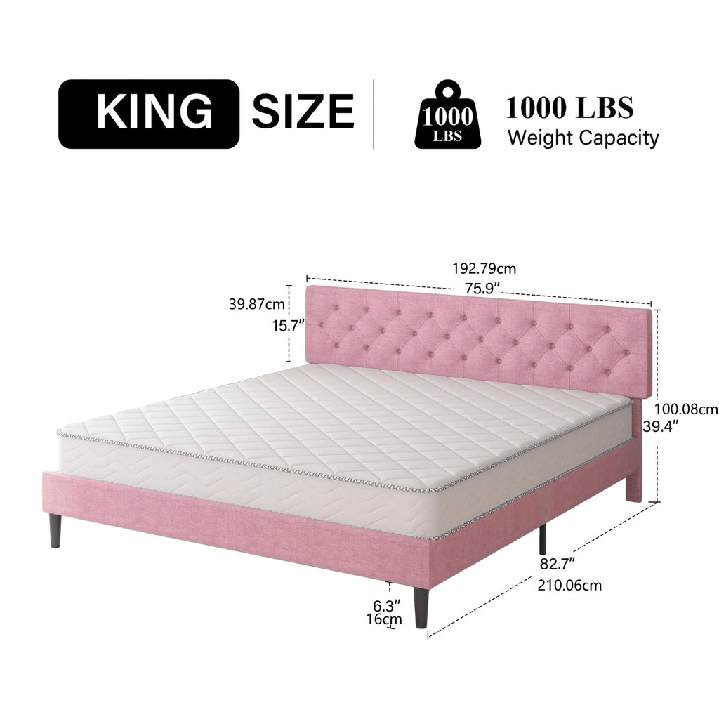 halloween twin full queen king bed frames upholstered - Temu