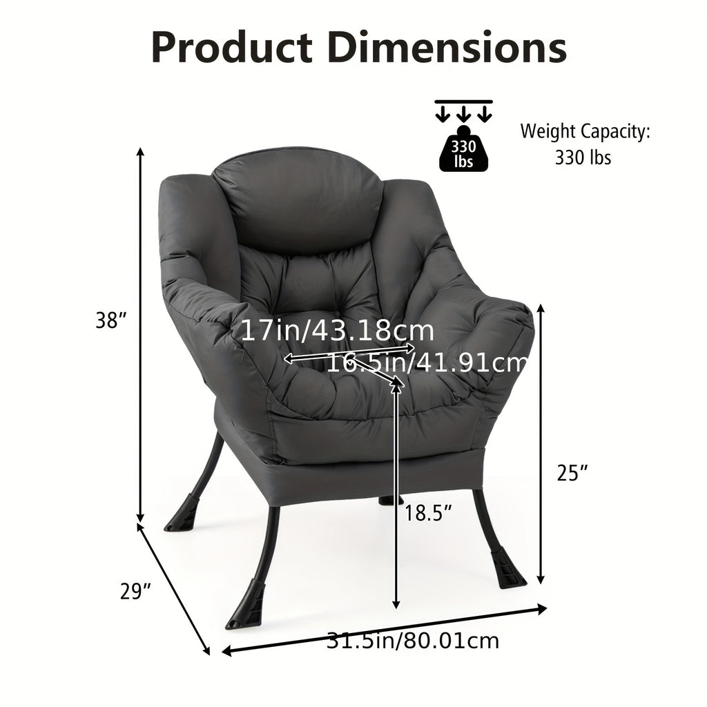 modern polyester fabric   single sofa chair - Temu