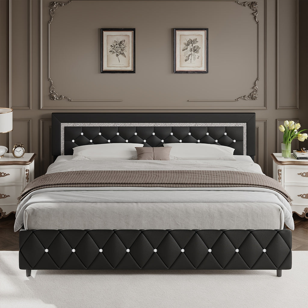 twin full queen king platform bed frame - Temu