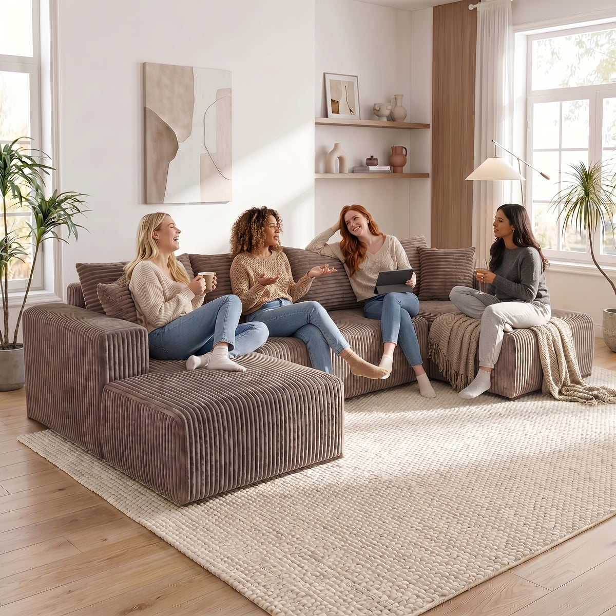 1pc u shaped frameless convertible sofa bed suitable living - Temu