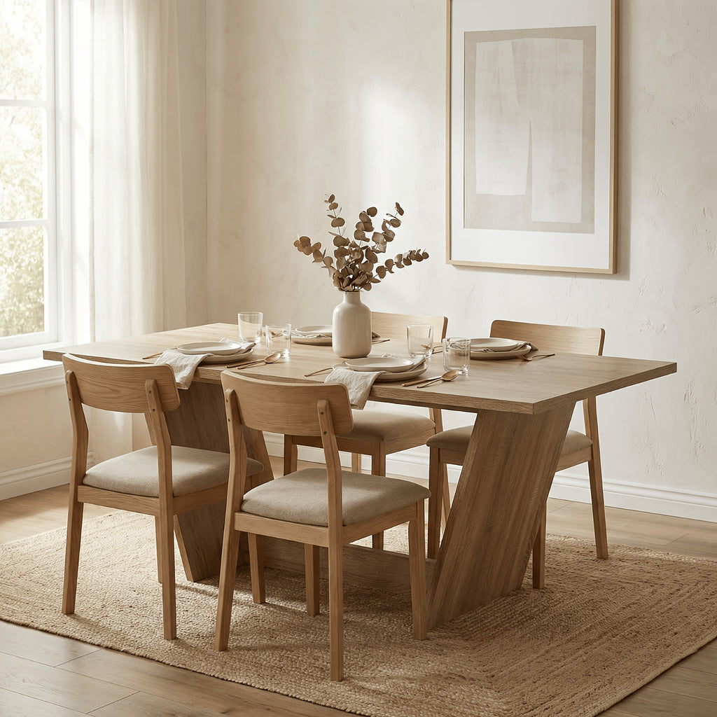 modern 6 8 person table 81 5 wide large rectangular dining - Temu